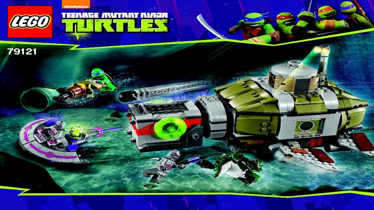 79121 LEGO Turtle Sub Undersea Chase (instruction booklet)