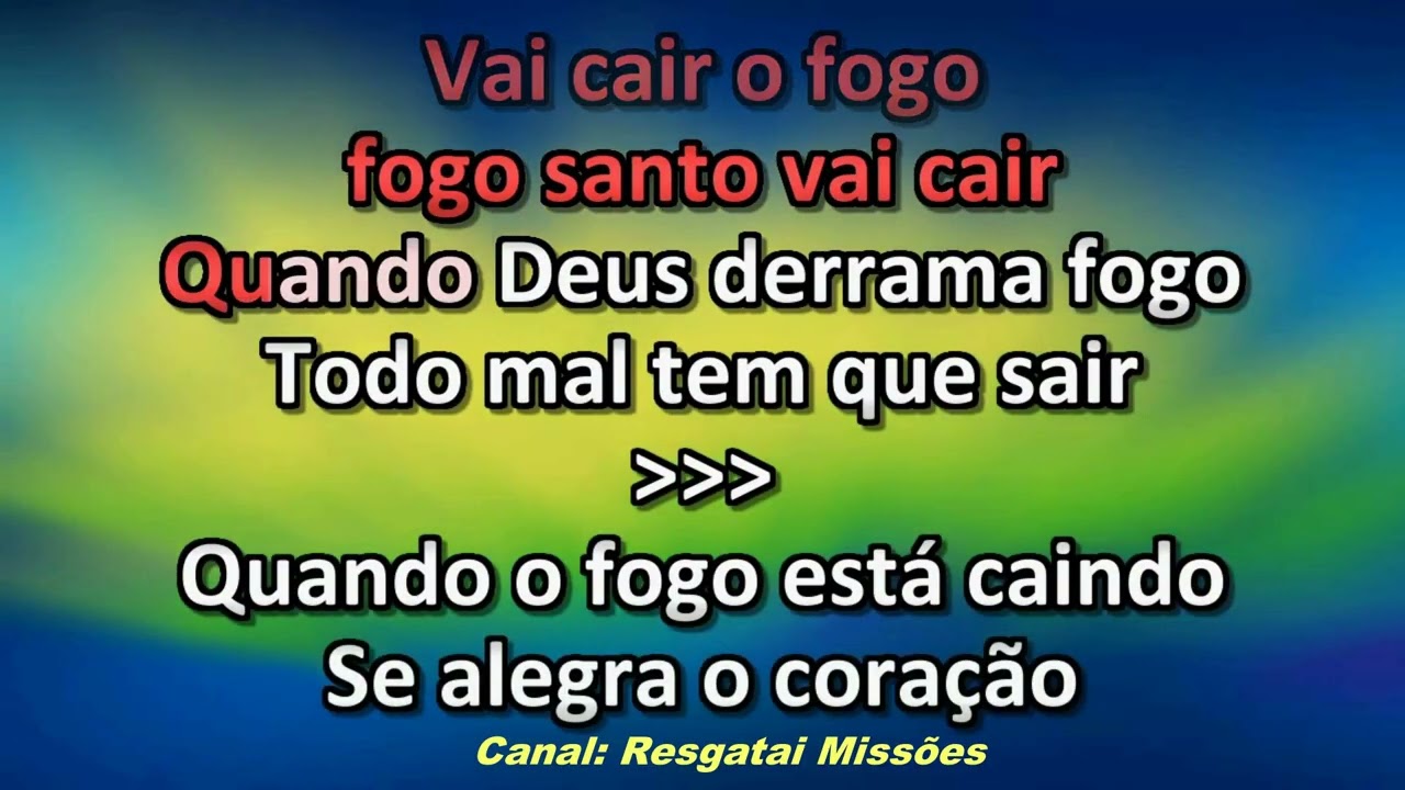 Mara Lima - Fogo Santo - Playback - Karaokê