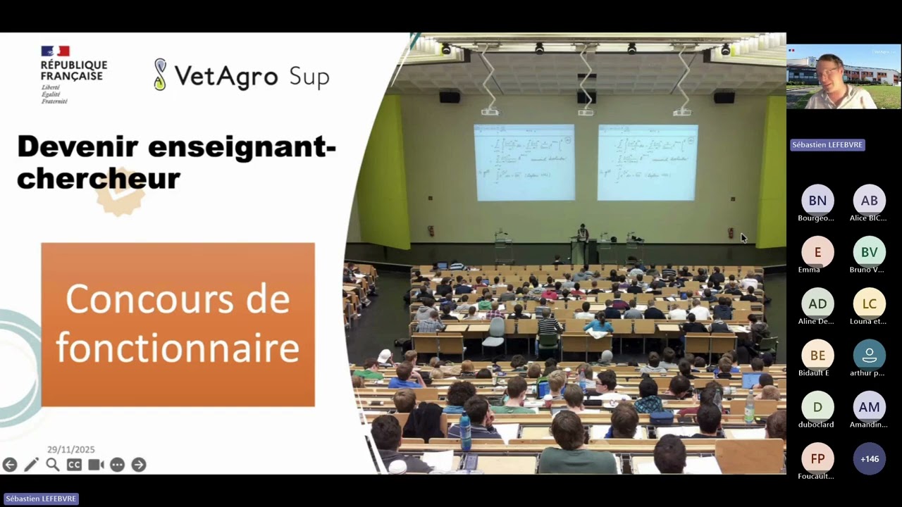 Forum de la formation vétérinaire 2025 : Le vétérinaire dans l'enseignement et la recherche
