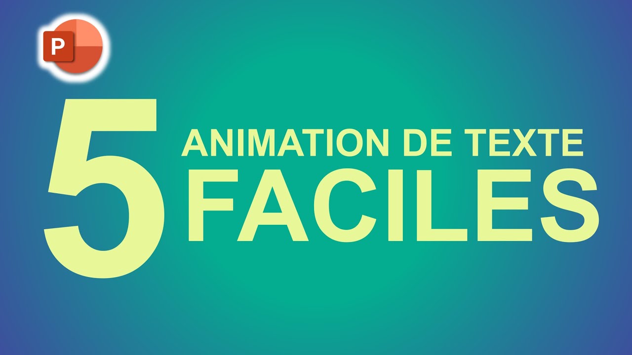 5 animations de texte faciles sur POWERPOINT🔥