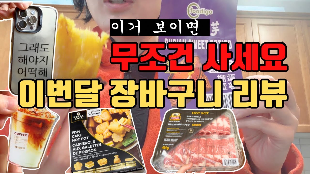 🇨🇦캐나다 이번달 장바구니 리뷰, 제가 써보고 좋은 것만 추천 드려요! 내돈내산 에이미브이로그🛍️