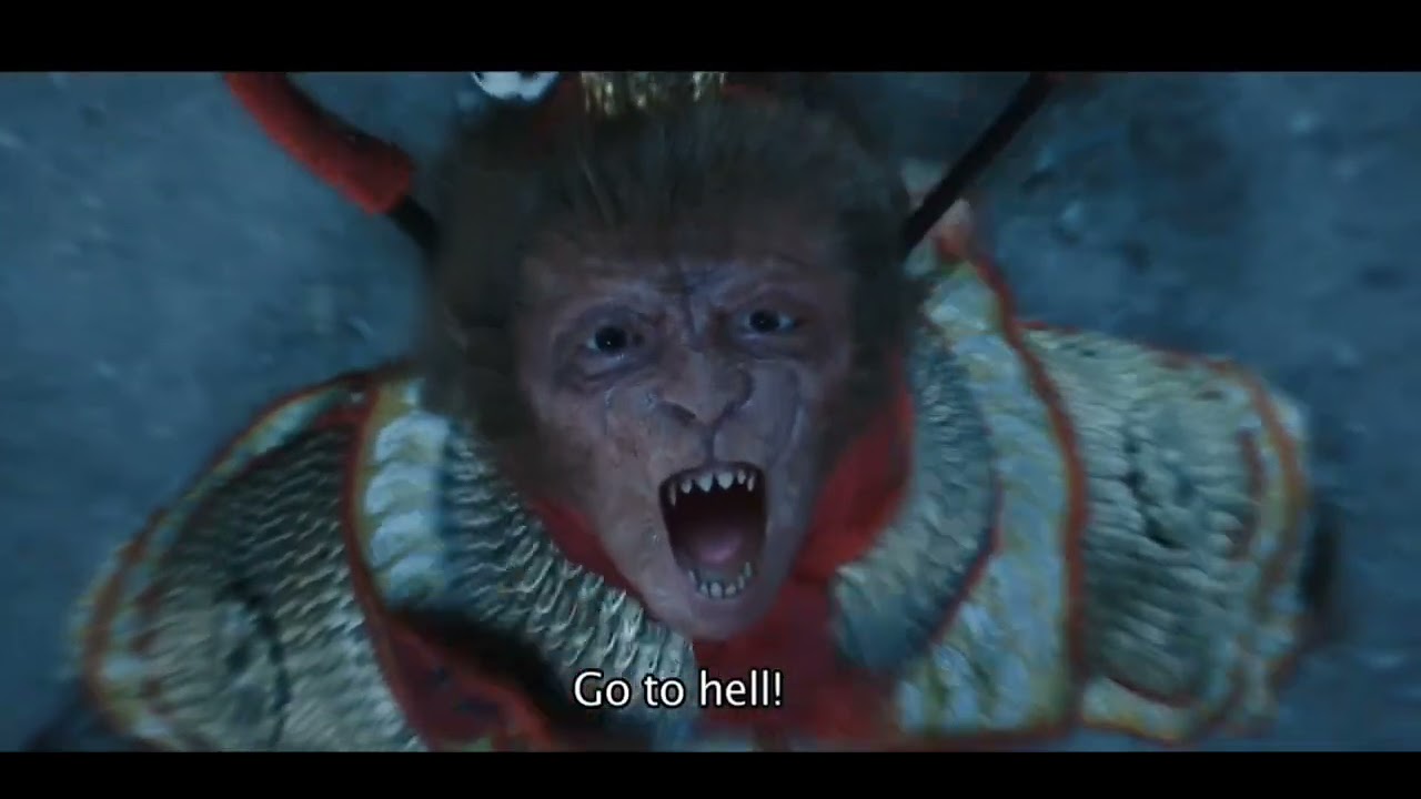 Journey to the west monkey king escape scene.