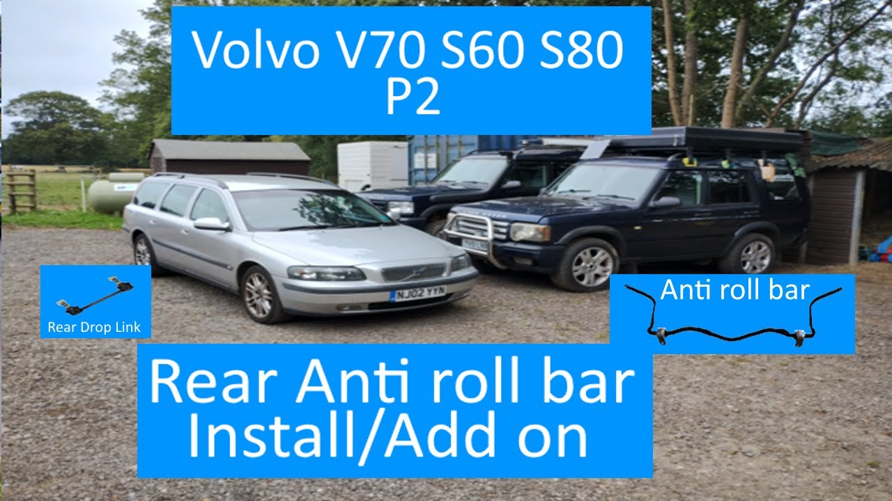 Установка заднего стабилизатора поперечной устойчивости/антикрена на Volvo V70 S60 S80