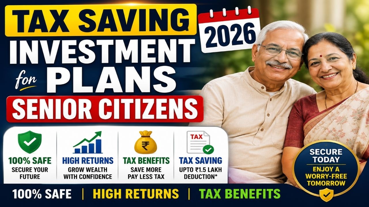 Best tax saving investment options for senior citizens 2026#CA ANITA AGRAWAL