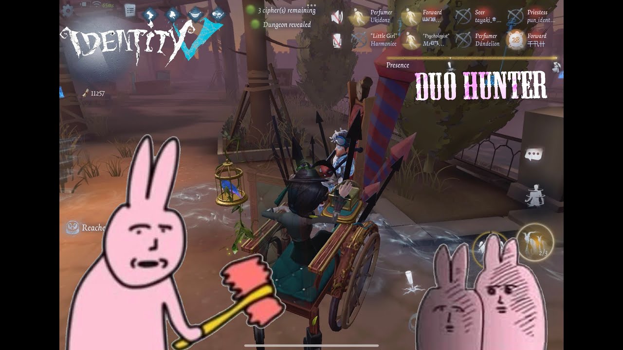 8v2 Duo hunter | Say hi with these cutie while hit them like my children . vs @Hima_Hana