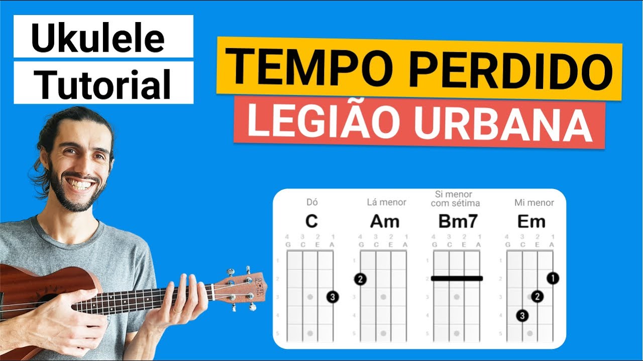 TEMPO PERDIDO da Legião Urbana | Mini Tutorial | como tocar no ukulele com cifra simplificada