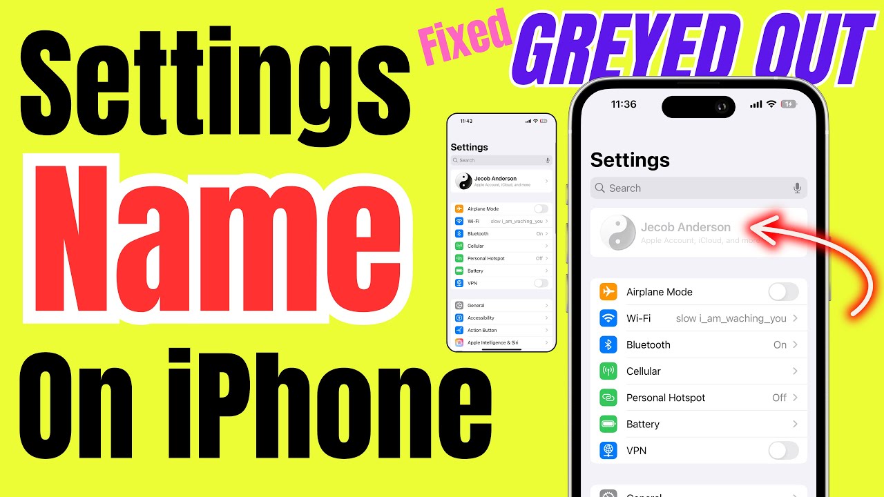 iPhone Settings Name Greyed Out in 2026 | How do I Fix my greyed Apple ID