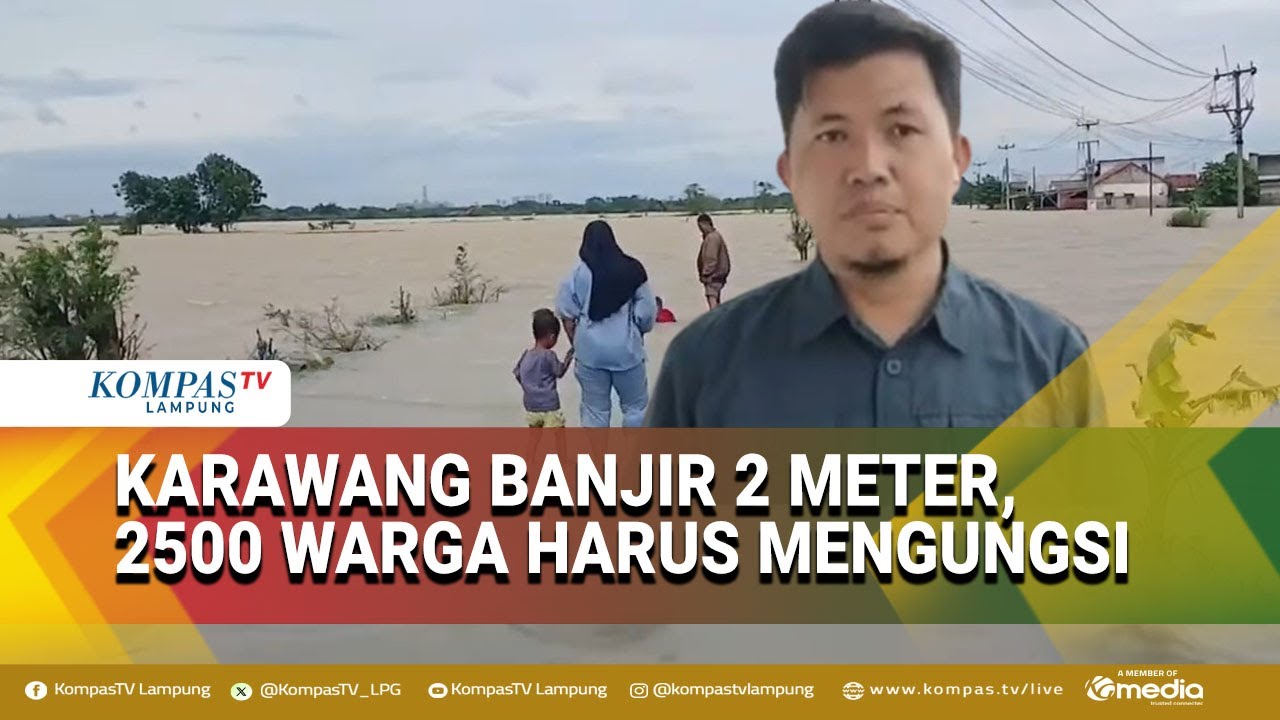 Update Banjir Karawang Jawa Barat, 2.500 Warga Harus Mengungsi