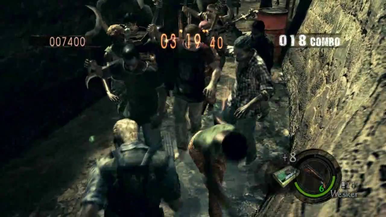 Wesker STARS 1,102,952 Public Assembly The Mercenaries No Mercy Mode Resident Evil 5 PC