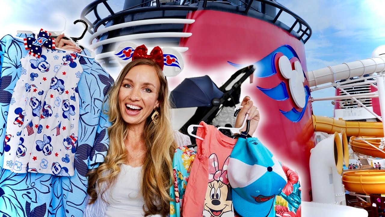 Подготовка к круизу Disney Cruise Line | Disney Wish | Планирование семейного наряда | Коляска дл...
