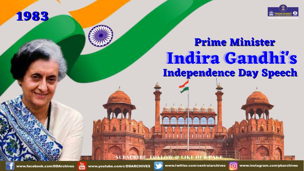 From the Ramparts of Red Fort in 1983: Indira Gandhi’s voice that moved a nation