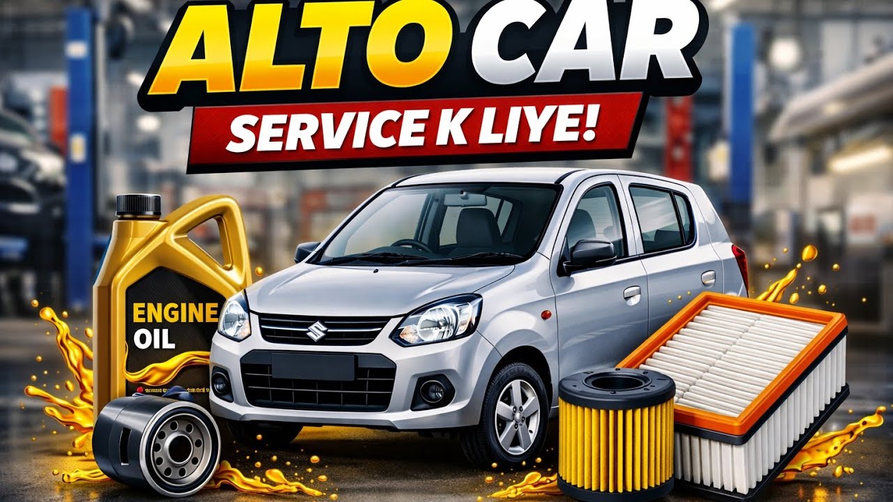 Maruti Suzuki Alto Car Full Service | Alto Engine Oil Change, Washing & General Checkup | Service