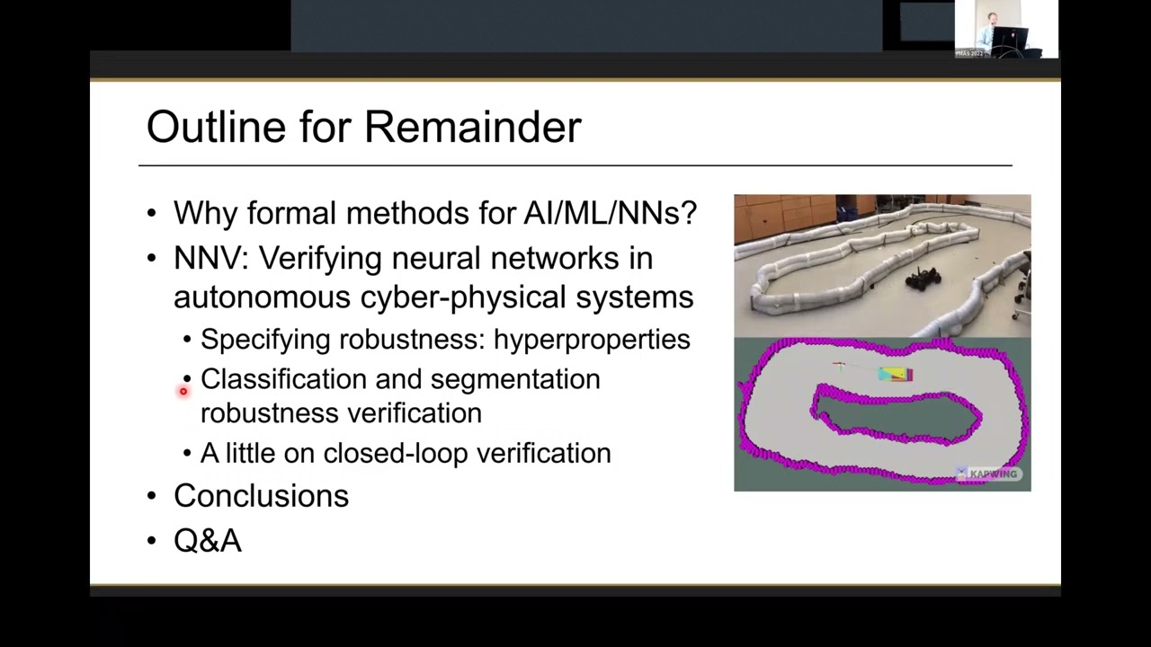 FMAS2022 | Formal Verification for Neural Networks in Autonomous Cyber-Physical Systems