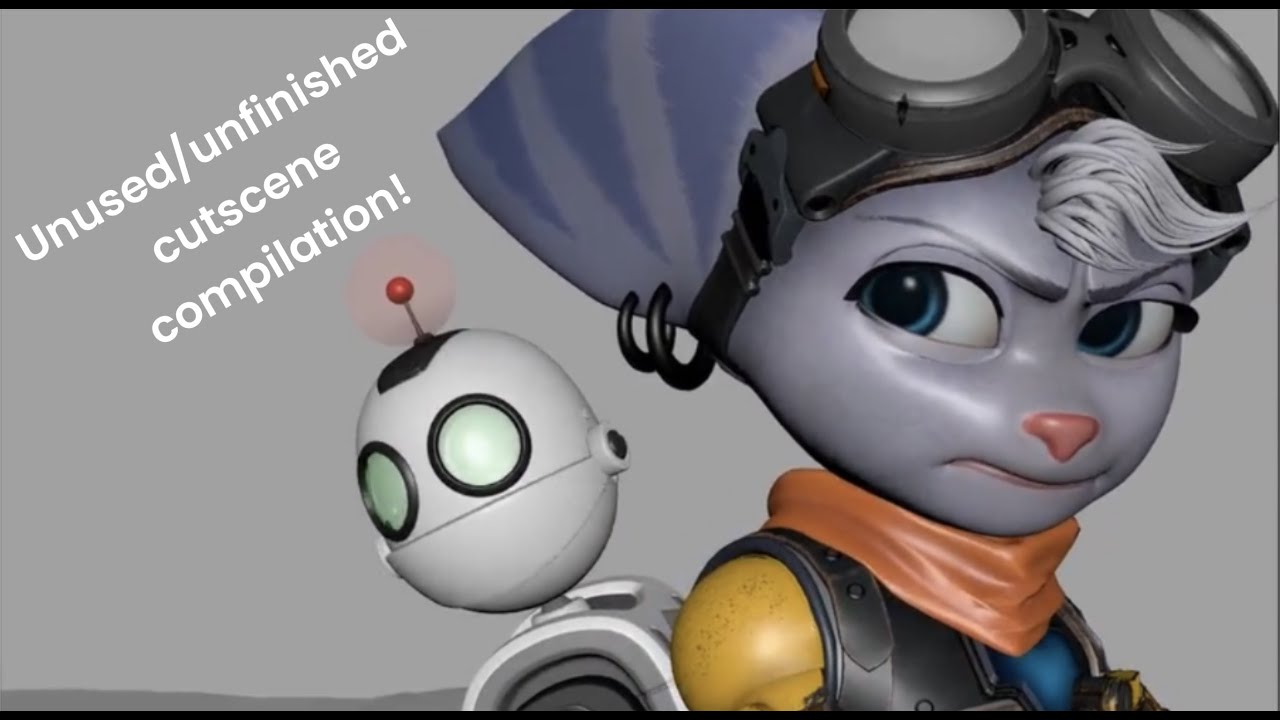 Ratchet and Clank: Rift Apart: Unused, unfinished, & live action reference for cutscenes compilation