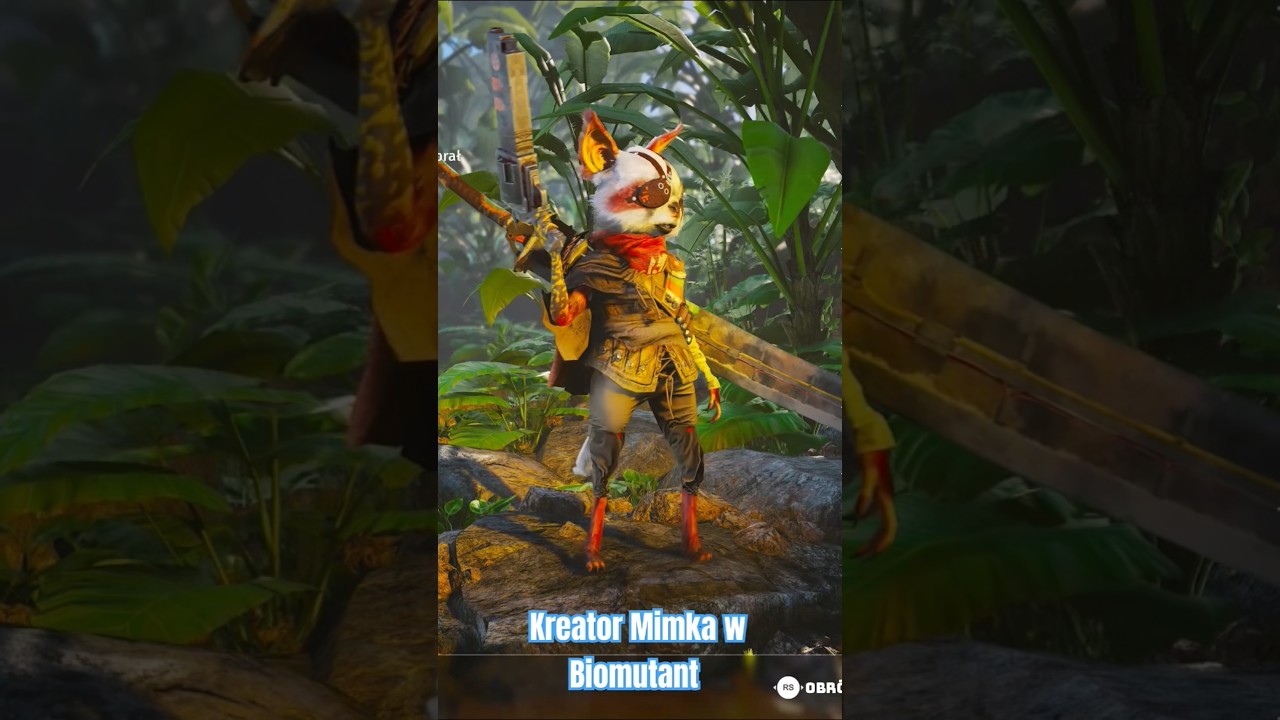 Kreator Mimka w Bomitant, czasem chciałoby się wr&oacute;cić do gry 🐱 #isayuki #biomutant #THQNordic