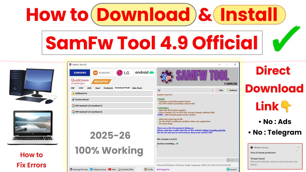 SamFw Tool 4.9 | How to Download & Install SamFw Tool 4.9 | How to Install SamFw FRP Tool 4.9 - 2025