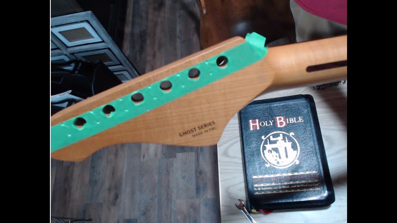 Fender locking tuners install-no jig