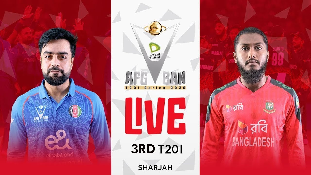 Live | Afghanistan vs Bangladesh | Match 03 | T20I Series | ACB | 311U