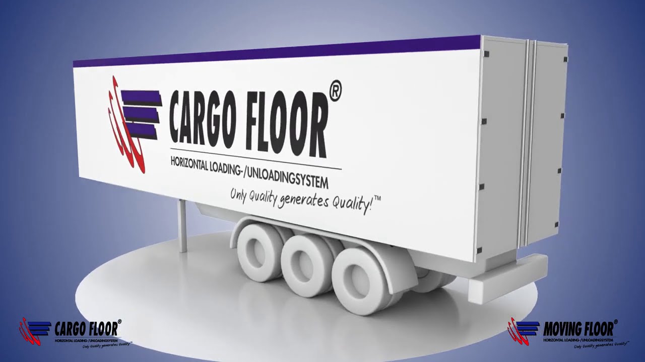 TMT Moving Floor semitrailers equipped with the moving floor loading-unloading Cargo Floor system