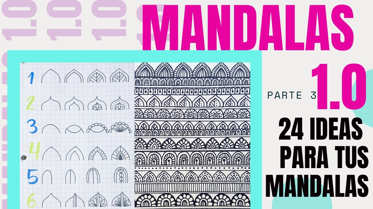 OMG! 😱 24 ideas paso a paso para tus Mandalas junto a Aniarts_ | Mandala 1.0 - Parte 3|Shantal Art