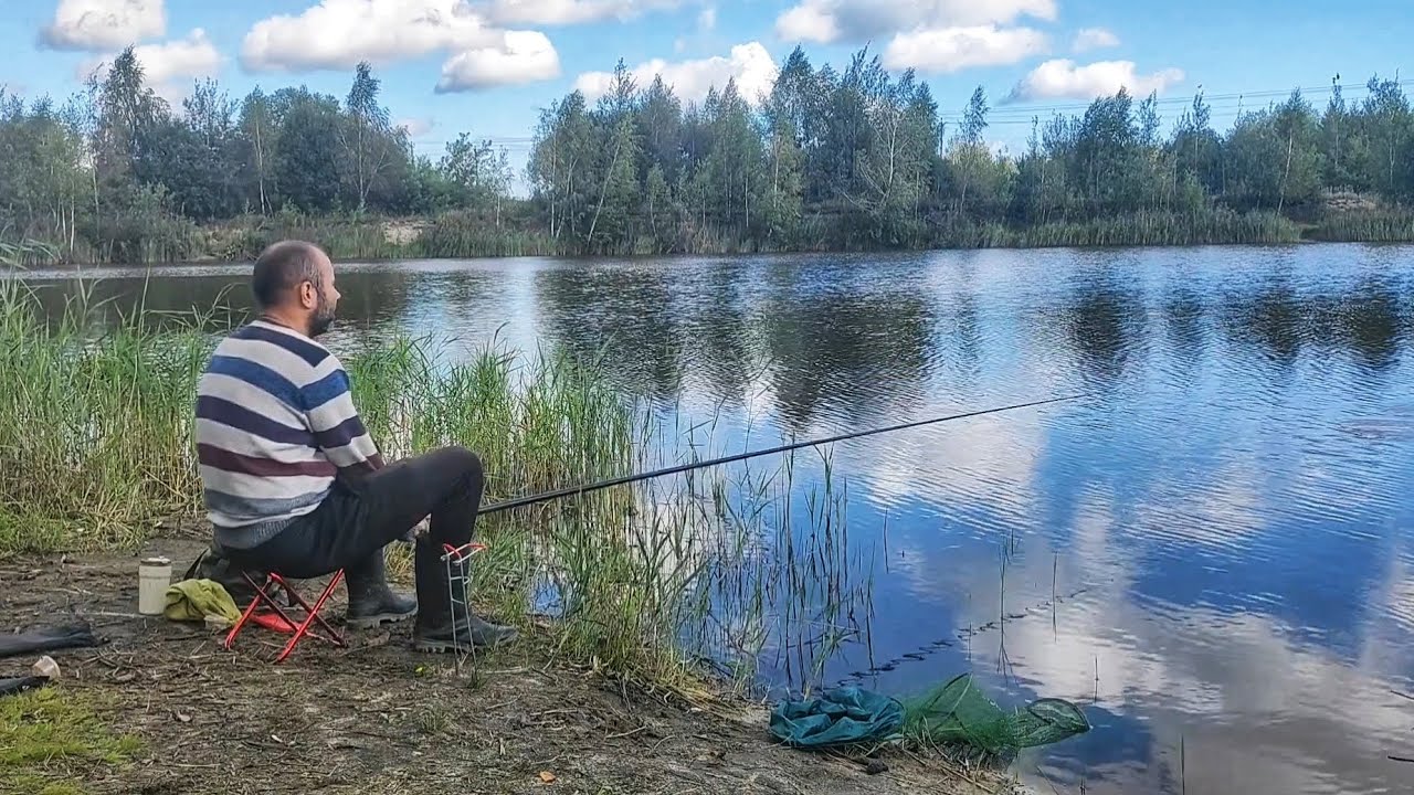 Не клюёт? Утончайся!!! Рыбалка на карьере в преддверии осени.