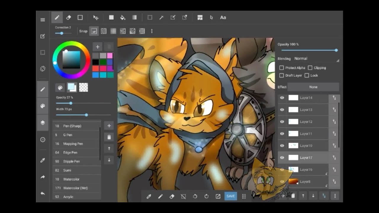 The Three - Castle Cats [Speedpaint]