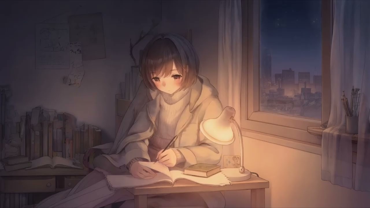 Midnight Piano Lofi 🌙🎹 | Quiet Night Music for Reading & Deep Sleep