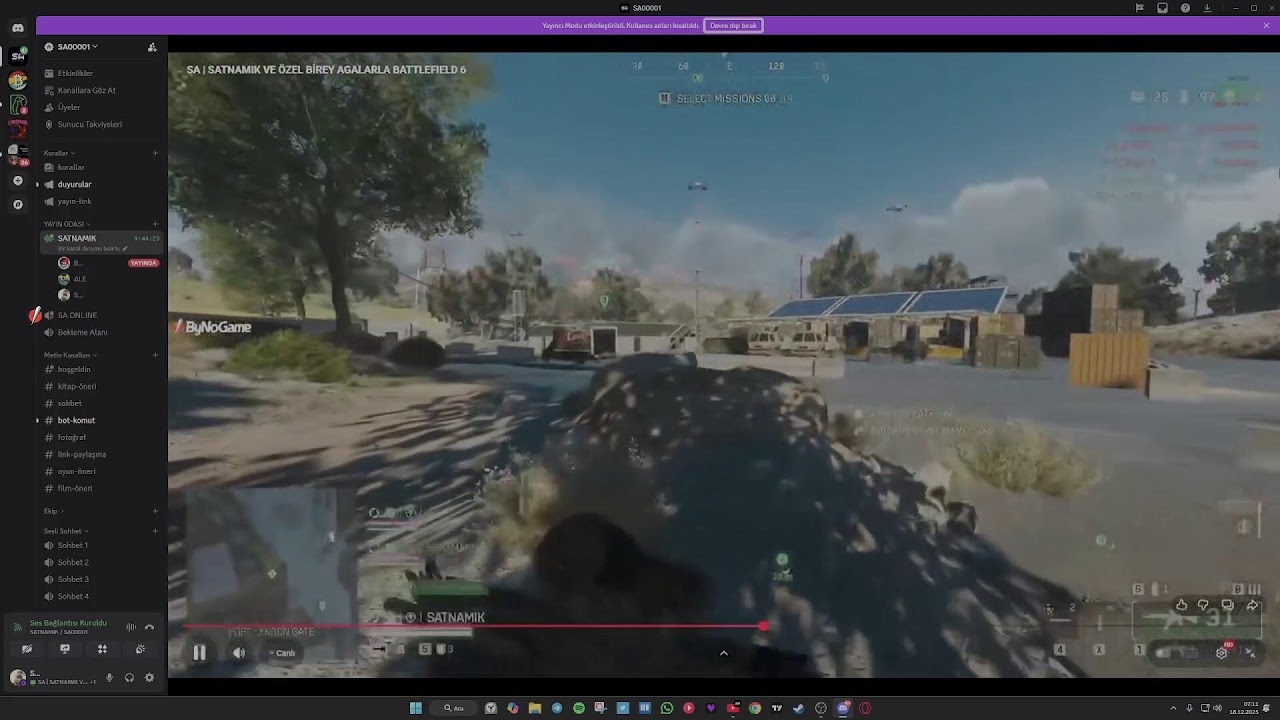 SA | SATNAMIK VE ÖZEL BİREY AGALARLA BATTLEFIELD 6