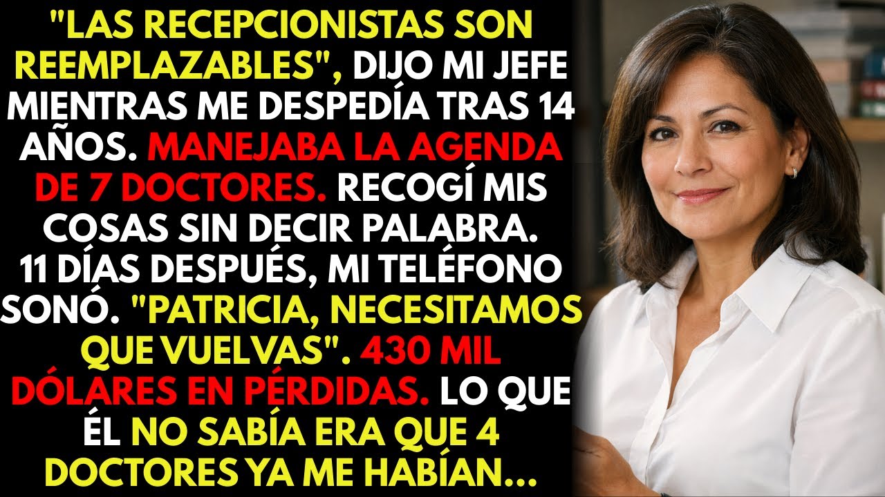 Mi jefe dijo que “las recepcionistas son reemplazables”… 11 días después perdió $430K