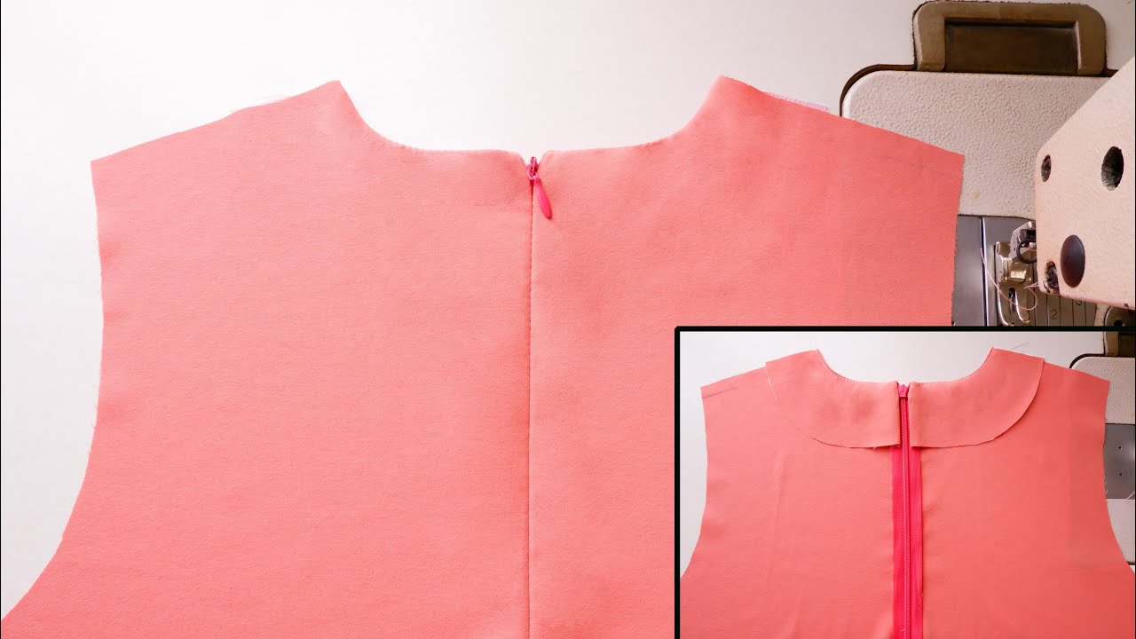 How To Sew Invisible Zipper On Shirt / Dress | Sewing Technique Tutorial  | Thuy Sewing