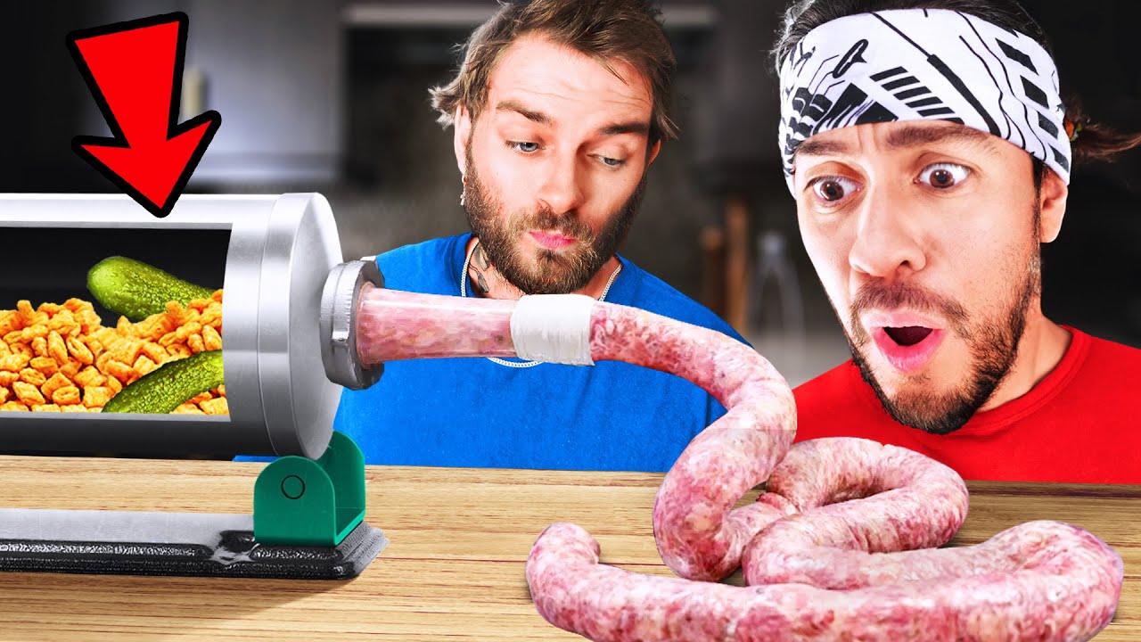 Making DISGUSTING Foods into Sausages...