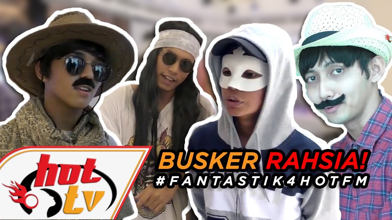 Menyamar busking di KLCC - Aiman, Khai, Sufian & Tajul - #Fantastik4HotFM