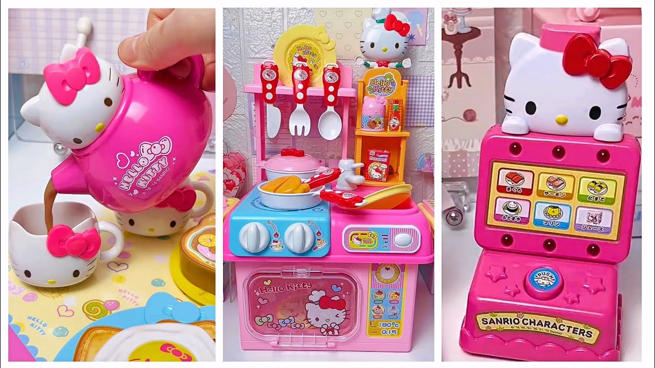 Hello Kitty Surprise Toys Satisfying with Unboxing💝Sanrio Crafts cute stuffs    #cindyasmr