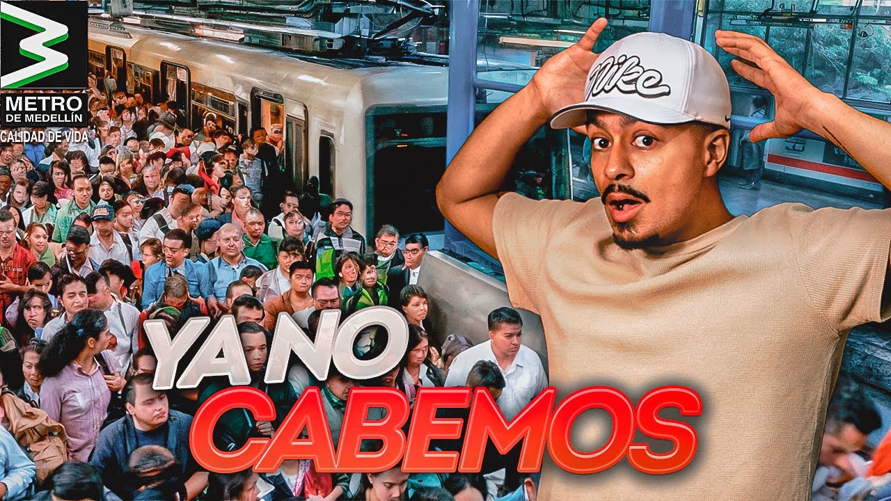 ¿ Por que el METRO 🚊 de MEDELLÍN se LLENA tanto ? 🇨🇴