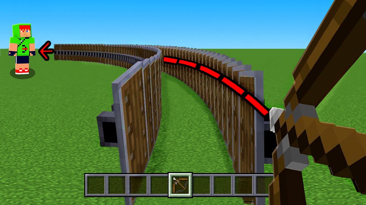 Minecraft, mas EU CONSIGO ACERTAR O ALVO?