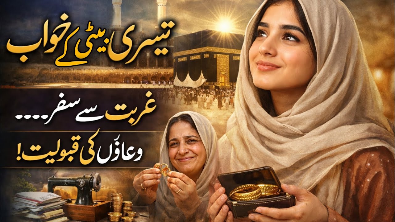 "Teesri Beti Ke Khawab: Maryam Jo Apne Ghar Ka Sahara Ban Gayi 💖 | Emotional Story"