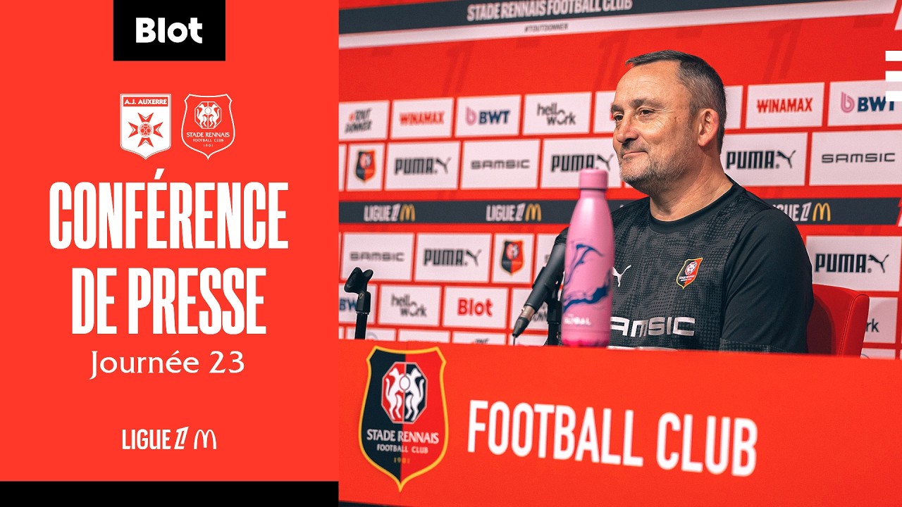 📽🎙 J23 | Conférence de presse avant AJ Auxerre / SRFC