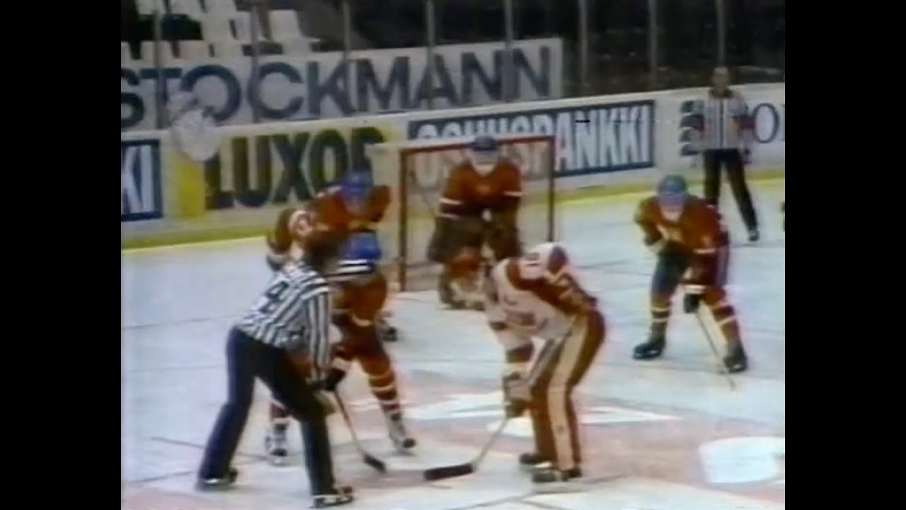 World Junior, Canada - Czechoslovakia, Jan. 1, 1985
