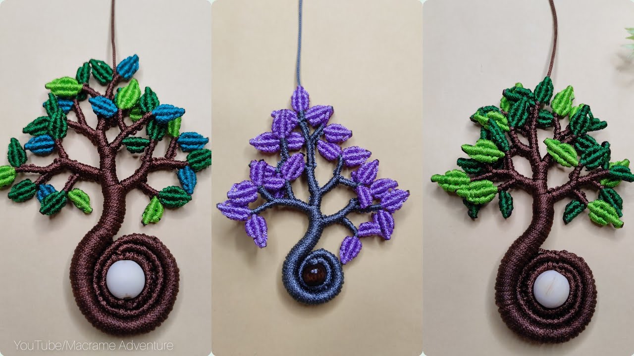 How to make DIY Macrame Tree of Life | Home decor macrame wall hanging Tree