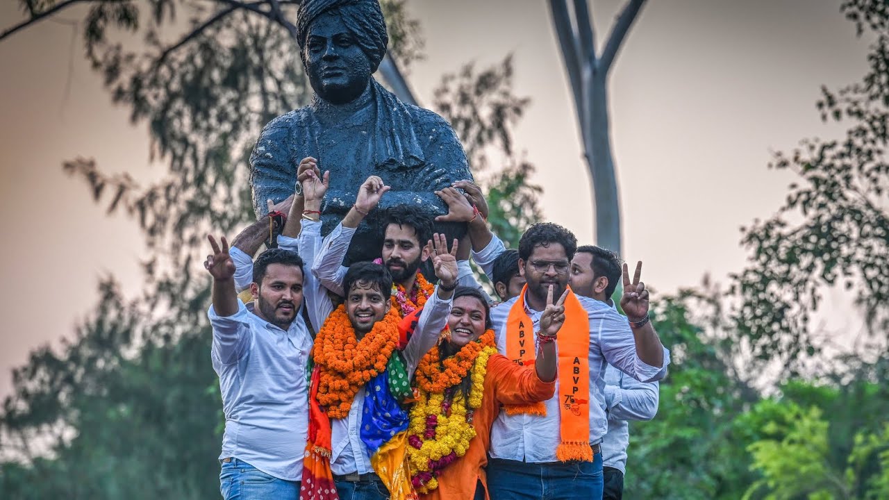 ABVP Wins Delhi University Students Union Election 2023 |  DUSU