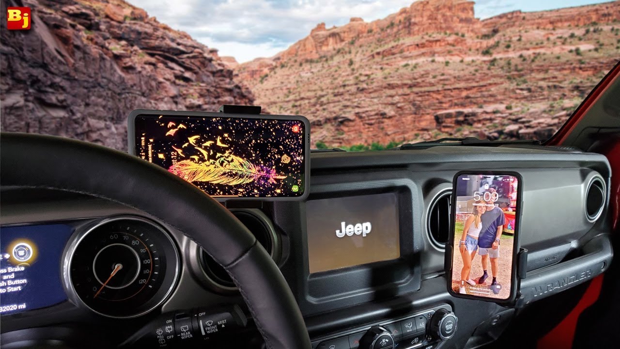 How To Mount a Phone in a Jeep Wrangler - 2 Options
