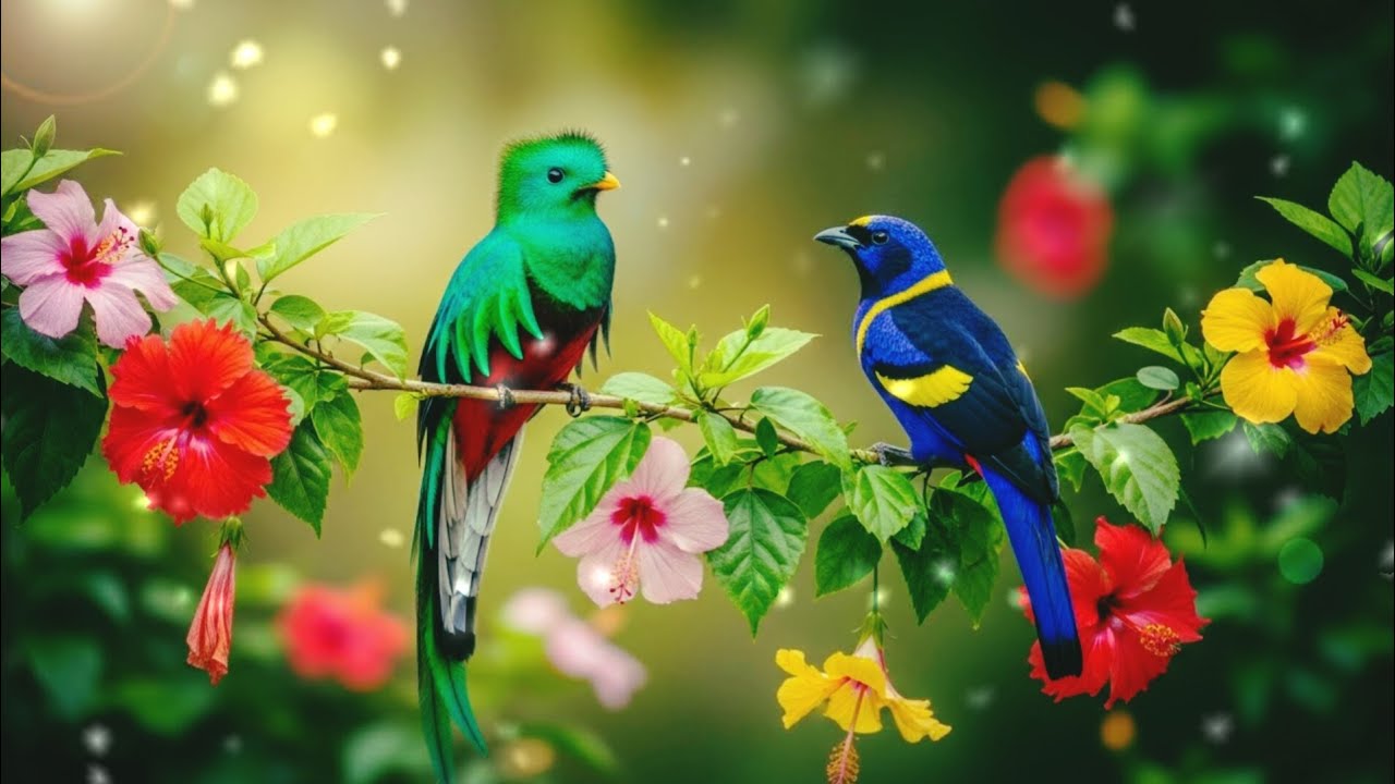 Relaxing Birds & Soft Nature Sounds for Sleep ll Forest Ambience 