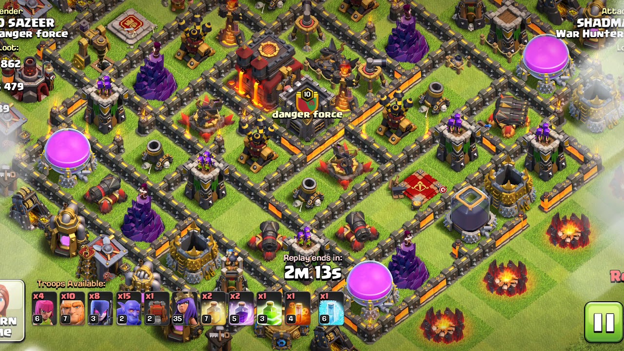 Th10 gobowitch attack strategy|| 3star in any max base with 30+ hero