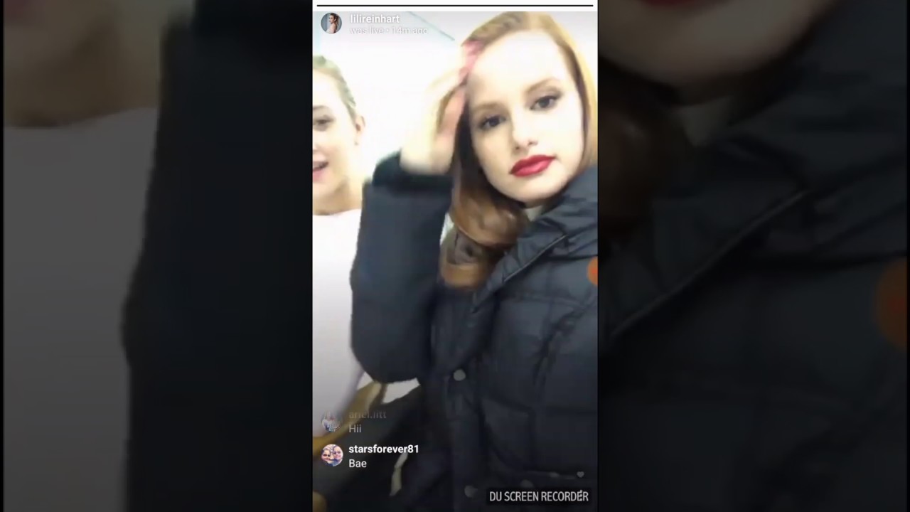Lili Reinhart Instagram Live 06/28/17 with Madelaine Petsch and Casey Cott