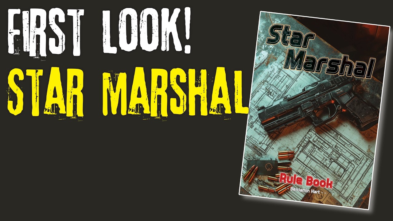 First look at our newest solo play scifi card game Star Marshal