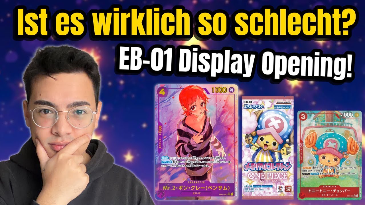 Ich öffne zum ERSTEN MAL EB-01! | One Piece TCG Deutsch