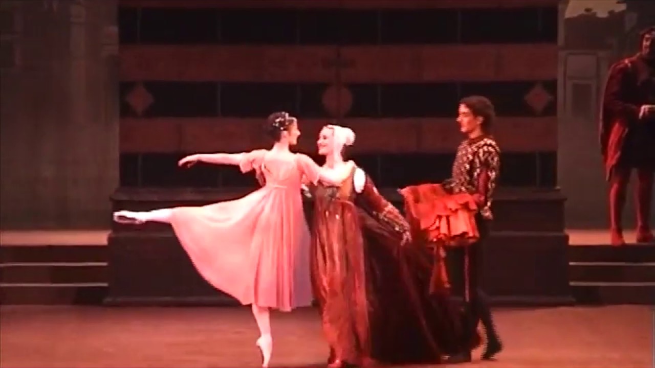 Daria Klimentova Romeo and Juliet act  Juliet with friends choreography Rudolf Nureyev ENB