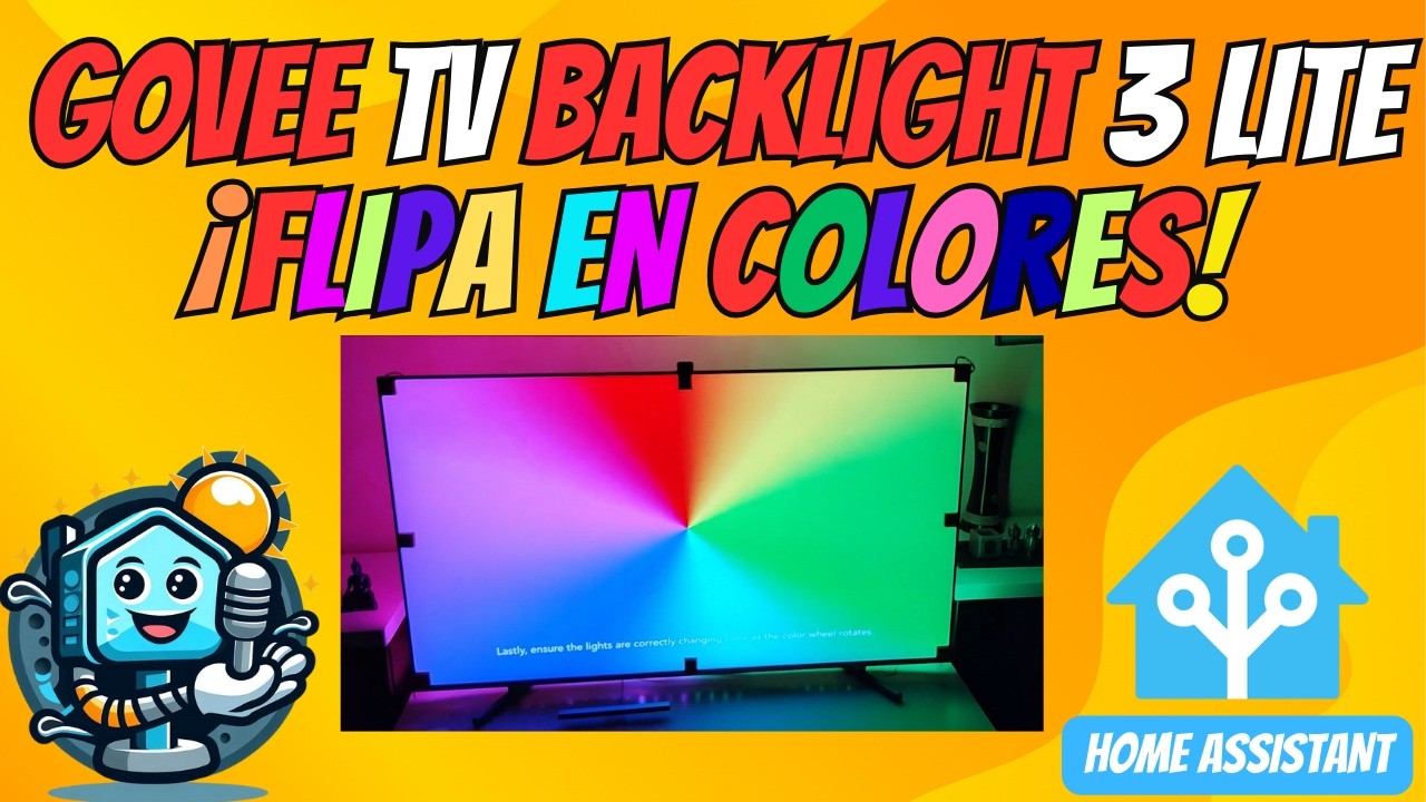 🌈TV Ambilight BARATO y BUENO! Govee TV Backlight 3 Lite Integración Home Assistant, review, Config