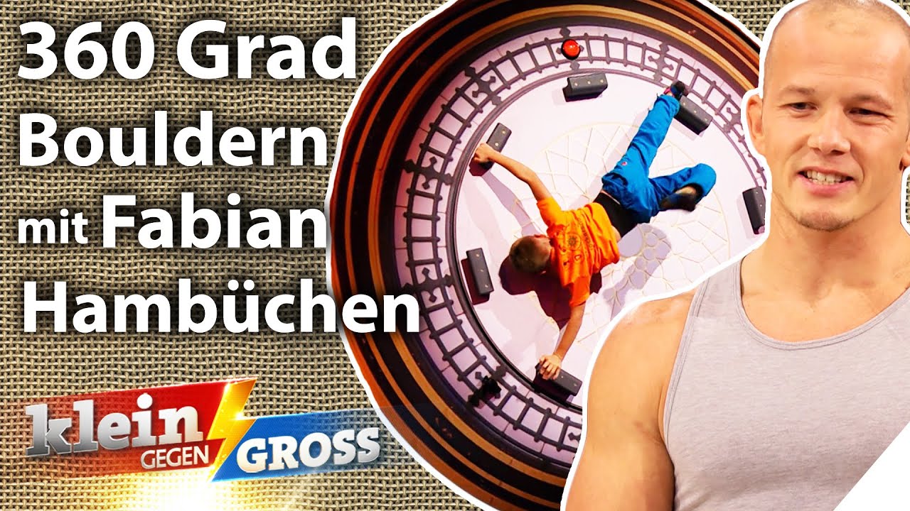Bouldern Extrem: Turn-Olympiasieger Fabian Hambüchen vs. Daniel (9) | Klein gegen Groß