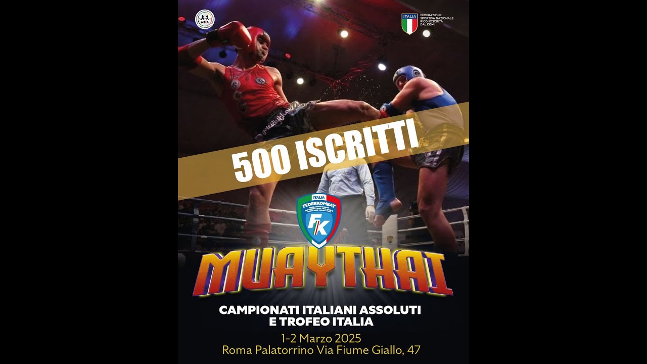 RING 2: Campionati Assoluti Muay Thai 2025 02/03